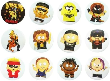 nWo professional wrestling Awesome Quality Lot 12 New Pins Buttons Badge 1.25"