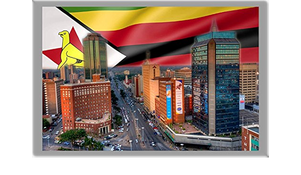 Amazon Com Harare Fridge Magnet The Capital City Of Zimbabwe Refrigerator Magnet Home Kitchen