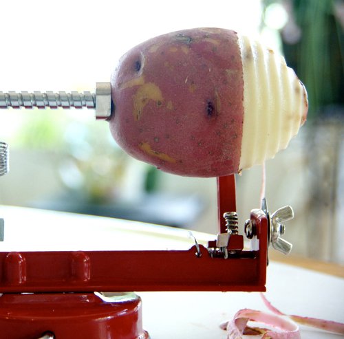 CAST IRON APPLE PEELER by Purelite Durable Heavy Duty Cast Iron Apple Slicing Coring and Peeling Machine Razor Sharp Stainless Steel Blades and Chrome Plated Parts eBook Included - Image 6