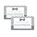 Bow Tie Diaper Raffle Tickets - 25 Pack - Boys Baby Shower Game for Prizes - Diaper Raffle Invitation Insert Cards