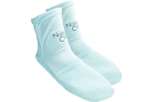 NatraCure Cold Therapy Socks - Reusable Gel Ice Frozen Slippers for Feet, Heels, Swelling, Edema, Arch, Chemotherapy, Arthritis, Neuropathy, Plantar Fasciitis, Post Partum Foot - Size: Small/Medium