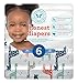 Honest Baby Diapers, Multi Colored Giraffes, Size 6 (88 Count)