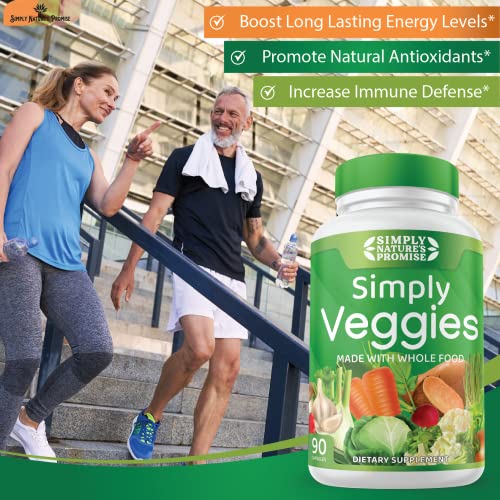 Simply Nature's Promise 90 Veggie and 90 Fruit Capsules Made with Whole Food Superfoods