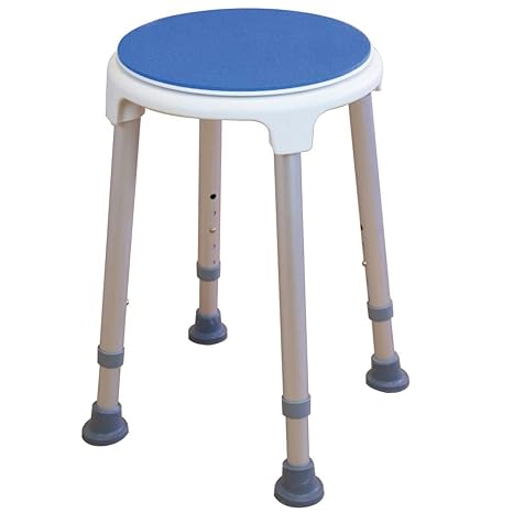 shower stool with rotating seat
