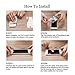 [2-Pack] Samsung Galaxy J4 2018 [Tempered Glass] Screen Protector,Anti-Scratch, Anti-Fingerprint, Bubble Free, Lifetime Replacement Warranty
