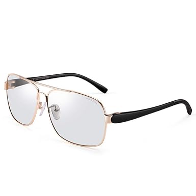lentes dorados para hombre
