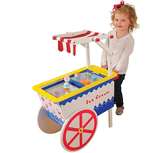 childrens wooden ice cream cart