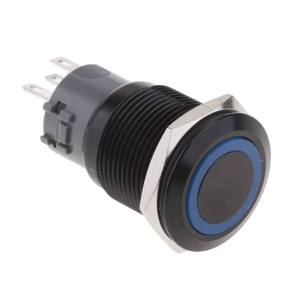 Waterproof 19mm Momentary Push Button Industrial & Scientific