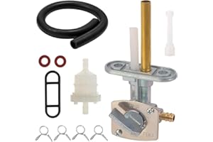 Earlyred Petcock Fuel Vavle Shutoff Tank Switch Line for Yamaha TTR 125 90 225 230 250 TTR125 TTR90 Raptor 660 PW80 Banshee Big Bear Grizzly Warrior Wolverine Moto-4 for Suzuki DRZ400 Parts Petcock