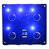 Bandc-5-Way-Toggle-Switch-Panel-With-USB-SOCKET-Blue-VOLT-GAUGE-For-RVsBoatCaravan