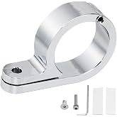 WOWTK 1.25"Mount Clamp &amp; 32mm Handlebar Clock Gauge Mount Clamp for Touring | 1.25in &amp; 32mm Highway Bar Bracket for Clock Temp Gauge fits for Road Glide Road King Dyna Sportster Softail etc.
