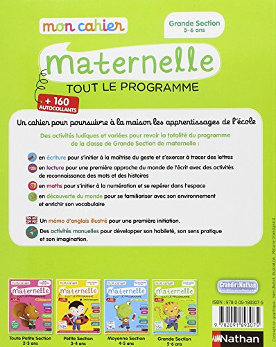 Mon cahier maternelle - Grande Section - 5/6 ans - Image 3