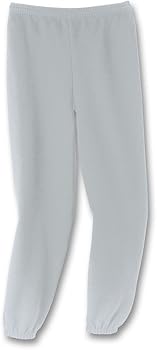 hanes youth white sweatpants