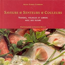 Viandes, volailles et gibiers avec des fleurs