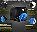 EXPEDER Set of 2, Mens MTB Shorts Baggy Cycling Half Pants with 3D Padded Gel Underwear Shorts for Outdoor Biking Bmx or Mountain Bike Sports