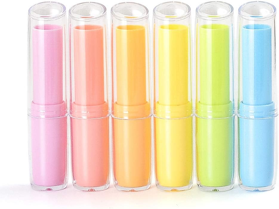 ISKYBOB 20 Pieces Empty Lip Balm Container Tubes 3.2g Refillable Cosmetic Containers Homemade Lipstick Holder, Random Color