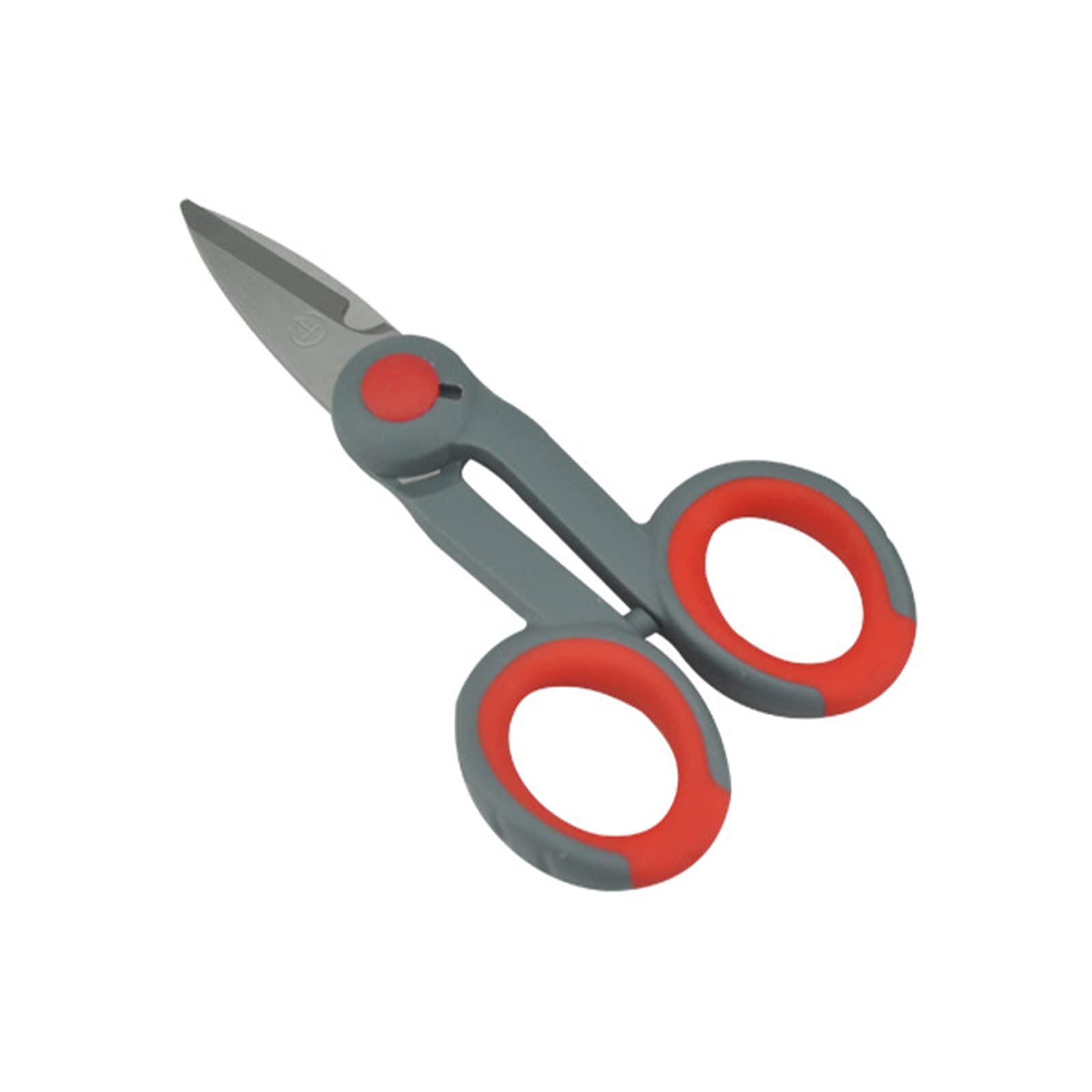 Fishing Braid Line Scissor Stainless Steel Heavy Duty Shear Anti-Slip Serrated Edge Scissor for Fishing Line Copper Wire Fishing Accessories