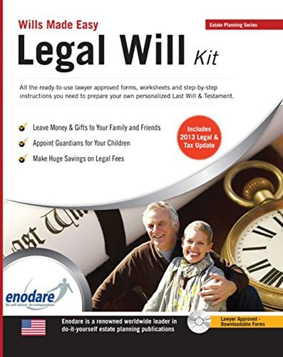 Legal Will Kit: Wills Made Easy Paperback – March 15, 2014