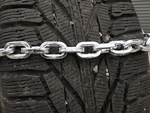 TireChain.com 37X12.50-20 7mm Square Boron Alloy Tire Chains, - Thumbnail 2