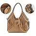 Celaine Womens Handbags Tassel Cross Body Shoulder Bag Hobo Womens Satchel - Large Storage - PU Suede Leather, Yellow