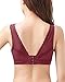KissLace Women Lace Soft Molded Cotton Sexy Wire Free Bra Full Coverage Thin Lingerie