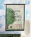 Secfanya Garden Flag Grandma & Grandpa's Place 18 x 11.5 Great Gift for The Grandparents - Gifts for Grandma - Gift for Grandpa