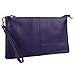 YALUXE Women's Genuine Leather Wristlet Clutch Crossbody Phone Bags Wallet Purses and Handbags for Women