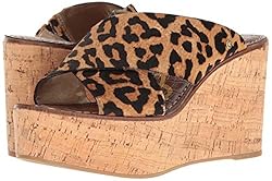 Sam Edelman Women's Darlene Sandal, Brown/black, 10