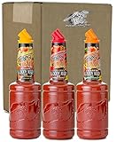 Finest Call Premium Bloody Mary Variety Pack, 1 Liter Bottles (33.8 Fl Oz), Pack of 3 Flavors