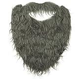 Fake Beard and Mustache - Gray