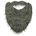 jAc Fake Beard and Mustache - Gray