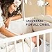Comfy Crib The First Dual Cover Safe Lift Crib Wedge & Baby Sleep Positioner - Safe, Universal, Hypoallergenic & Waterproof