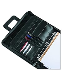 Universal cierre de cremallera Around Pad Folio, vinilo, 14   1 2" X 2   3 4" x 11"  1 2, Color negro (25650)