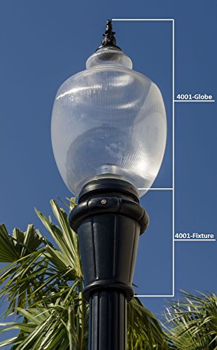 Photocell Dusk-to-dawn Outdoor Lighting for Exterior Street Area Lighting, Outdoor Security Lights with Cast Aluminum Lamp Post, Lanterns, Lamp Post Base