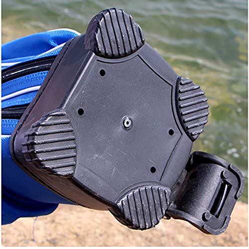 Angelrute Tasche mit großem Fassungsvermögen, wasserdichte Außentasche mit Reißverschluss für Angeln 125X16X11CM Rot – Bild 6