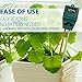 REARAND 3-in-1 Soil Tester, Moisture, Light, PH Soil Test Kit Soil PH Meter for Garden, Home, Farm, Plants, Flower Pot (No Battery Needed) (M)thumb 3