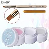 Elite99 Gel Nail Polish Brush Pen Clear Pink White UV Builder Gel Nail Art Manicure Extension Tips Tool Kits
