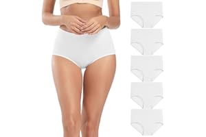 Molasus Women's High Waist Cotton Post Partum Briefs Underwear C Section Panties Soft Breathable Full Coverage Underpants