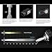 Alla Lighting 8400 Lumens Extremely Super Bright 6000K Xenon White High Power Mini 9012 HIR2 LED Headlight Bulbs Conversion Kits Headlamps with Turbine Heating - 2 Years Warranty