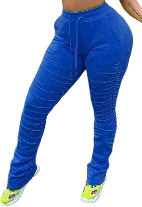 stacked bootcut sweatpants