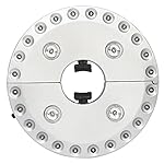 Patio Umbrella Light - SOAIY Cordless 28 LEDs Umbrella Pole Light, 3 Brightness Mode, for Outdoor Patio Desk, Camping, Pole Mounted or Hang Anywhere, Battery Operated (Silver)