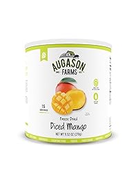 Las granjas de augason liofiliza diced Mango puede