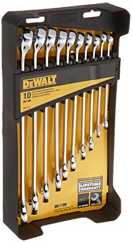 DEWALT Combination Wrench Set, Sae/Mm, 10 Piece | SBD - View #2