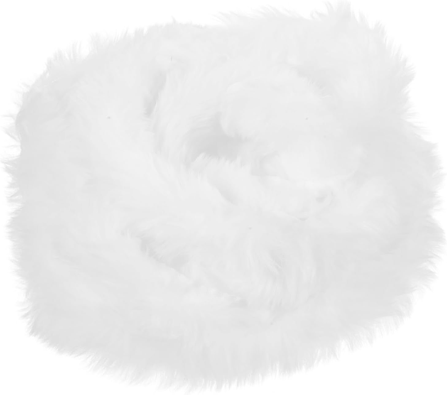 Bows & Ribbons - MAGICLULU 1pc White Faux Fur Ribbon Soft Fluffy Fur Trim Christmas Faux Fur Ribbon Stripe for Christmas Wreath Tree Costume Decor