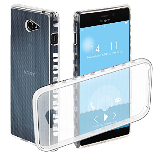 SONY XPERIA M2 Case, Ratesell Flexible Slim Shock Absorption Crystal Clear Soft Durable Rubber TPU Case Cover For SONY XPERIA M2 D2303