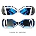 GameXcel Sticker for Hover Board - Skin for Self-Balancing Electric Scooter - Decal for Self Balance Mobility Longboard - Smart Protective Cover Vinyl Case for 2 Wheel Scooter Board