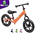 The Original Croco Ultra Lightweight and Sturdy Balance Bike.2 Models for 2, 3, 4 and 5 Year Old Kids. Unbeatable Features. Toddler Training Bike, No Pedal (Orange, Ultralight 12 Inch)