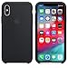 Anti-Drop iPhone X/10 (5.8Inch) Liquid Silicone Gel Case, TOSHIELD Soft Microfiber Cloth Lining Cushion for iPhone 10 (Black)