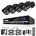 FREDI 8CH Security Camera System Full 960H DVR with 4X 800TVL Superior Night Vision IR Cut LEDs Indoor/Outdoor CCTV Camera(Without Hard Drive)