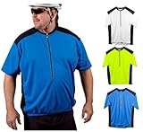 Big Man's Colossal Cycling Bike Jersey w Back PocketsMade in USA